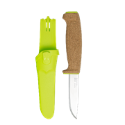 Нож Morakniv Floating Knife (S) Lime, нержавеющая сталь, пробковая ручка, зеленый, 13686