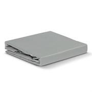 Простыня из сатина светло-серого цвета из коллекции essential, 180х270 см