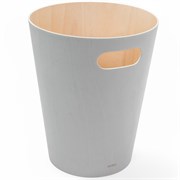 Корзина для мусора woodrow светло-серая