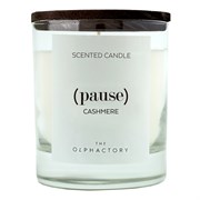 Свеча ароматическая the olphactory, pause black, Кашемир, 40 ч