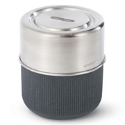 Ланч-бокс black+blum, glass lunch pot, 450 мл, серый