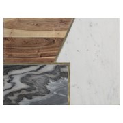 Доска сервировочная elements из мрамора, камня и акации 40х30 см