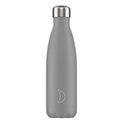 Термос chilly's bottles, monochrome, grey, 500 мл