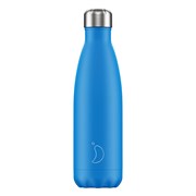 Термос chilly's bottles, neon, blue, 500 мл