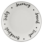 Тарелка carnaby script d 21 см