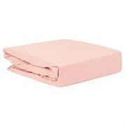 Простыня цвета пыльной розы из органического стираного хлопка из коллекции essential, 240х270 см