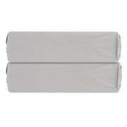Простыня на резинке серого цвета из органического стираного хлопка из коллекции essential, 160х200 с