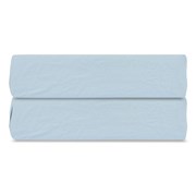 Простыня на резинке небесно-голубого цвета из органического стираного хлопка из коллекции essential,