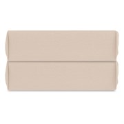 Простыня на резинке бежевого цвета из органического стираного хлопка из коллекции essential, 180х200