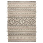 Ковер из хлопка, шерсти и джута с геометрическим орнаментом из коллекции ethnic, 160х230 см