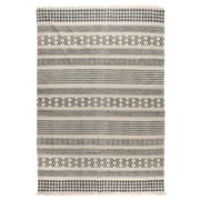 Ковер из хлопка с контрастным орнаментом и бахромой из коллекции ethnic, 160х230 см