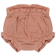 Шорты для новорожденных из хлопкового муслина цвета пыльной розы из коллекции essential 9-12m