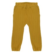 Штаны из хлопкового муслина горчичного цвета из коллекции essential 5-6y