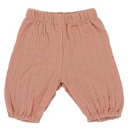 Шорты из хлопкового муслина цвета пыльной розы из коллекции essential 3-4y