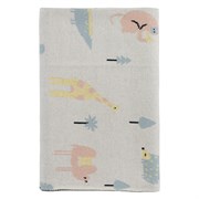 Плед из хлопка с принтом animalia world из коллекции tiny world 80х110 см