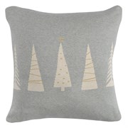 Чехол на подушку вязаный с новогодним рисунком christmas tree из коллекции new year essential, 45х45