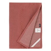 Полотенце кухонное вафельное терракотового цвета из коллекции essential, 50х70 см