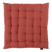 Подушка на стул из хлопка терракотового цвета из коллекции prairie, 40х40 см