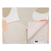 Дорожка на стол из хлопка бежевого цвета с авторским принтом из коллекции freak fruit, 45х150 см