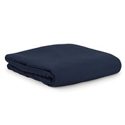 Простыня из сатина темно-синего цвета из египетского хлопка из коллекции essential, 240х270 см