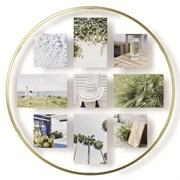 Фоторамка настенная infinity 52 x 52 см матовая латунь