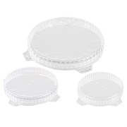 Набор из 3 крышек coverflex ?11, 16, 21 см силикон, голубой