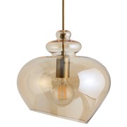 Лампа подвесная grace ?30 см, стекло, шампань