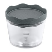 Банка для сыпучих продуктов prince, organic, 300 мл, темно-серая