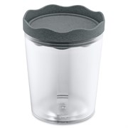 Банка для сыпучих продуктов prince, organic, 750 мл, темно-серая