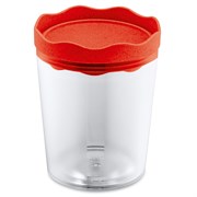 Банка для сыпучих продуктов prince, organic, 750 мл, красная