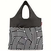 Сумка складная mini maxi shopper plus zebra