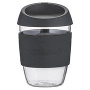 Кружка для кофе 400 мл typhoon стекло черная