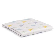 Простыня из сатина с принтом dinosauria world из коллекции tiny world, 120х170 см