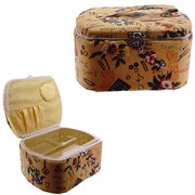 Шкатулка для рукоделия (с подносом), L23 W19 H12,5 см