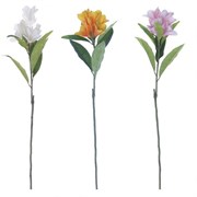 Цветок искусственный "Плюмерия", H84 см, 3в.