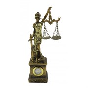 Часы настольные декоративные "Фемида", L5 W4 H18 см, (1хrenata377)