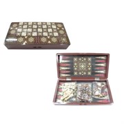 Игра настольная 3 в 1 (шахматы, шашки, нарды), L39,5 W19 H5,5 см