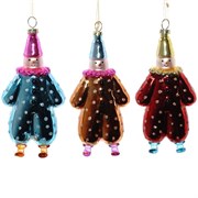 Украшение новогоднее "Клоун", L6,5 W3,5 H13,5 см, 3в.