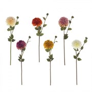 Цветок искусственный "Георгина", H66 см, 6в.