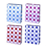 Пакет подарочный, L26 W10 H32 см, 4в.