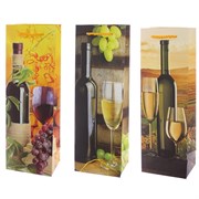 Пакет подарочный, L12W9H36 см (бумага 210 г/м2,12шт./блок), 3 в.