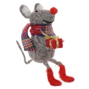 Фигурка декоративная "Мышка", L13 W7 H9 см