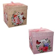 Коробка подарочная, L22 W22 H22 см, 2в