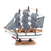 Изделие декоративное "Корабль", L16 W3,5 H15 см