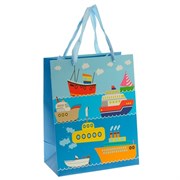 Пакет подарочный (бумага, плотность 210г/м2, блок 12шт), L18 W10 H23 см