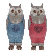 Фигурка декоративная "Сова", L7 W7 H15 см, 2в.