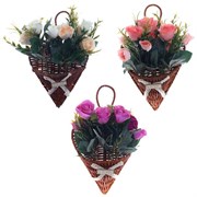 Цветочная композиция, L16 W13 H25 см, 3в.