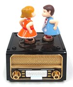 Изделие декоративное "Проигрыватель" (музык.), L14 W12,5 H18 см