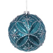 Украшение новогоднее Шар "Бабочка", D10 см