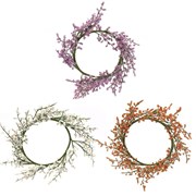 Изделие декоративное "Венок",  L20 W20 H5 см, 3в.